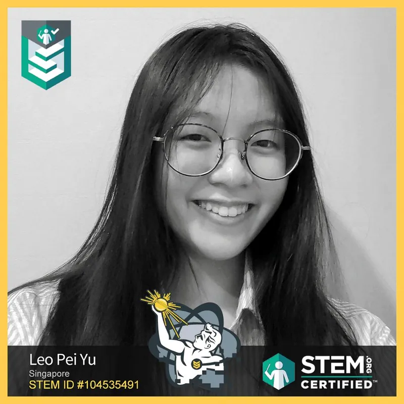 Leo Pei Yu — STEM.org STEM.org 國際人物認證(STEM ID 104535491)