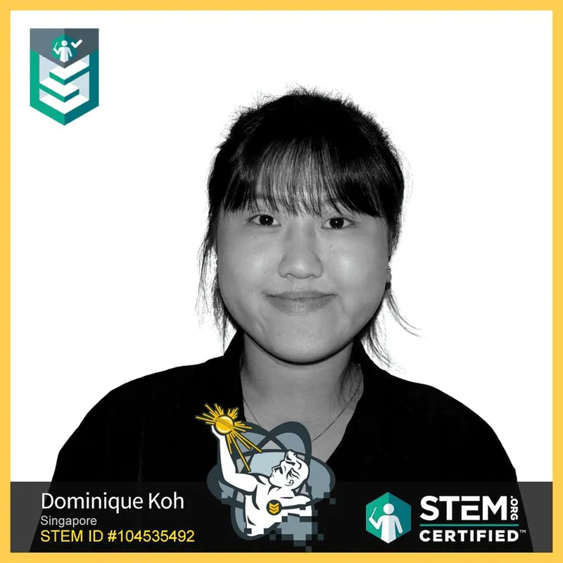 Dominique Koh — STEM.org STEM.org 國際人物認證(STEM ID 104535492)