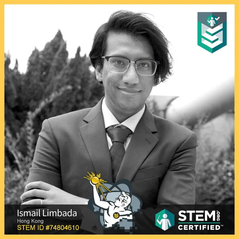 Genius Development / Ismail Limbada — STEM.org STEM.org 國際人物認證(STEM ID 74804610)