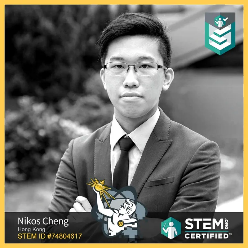 Genius Development / Nikos Cheng — STEM.org STEM.org 國際人物認證(STEM ID 74804617)